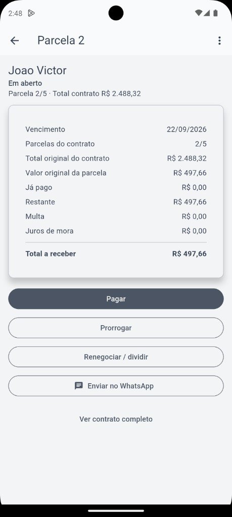 Cobrança de parcela no Cobre+